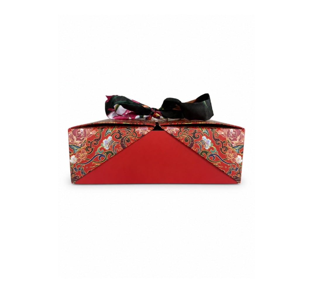 Ribbon Double-Door Folding Gift Box