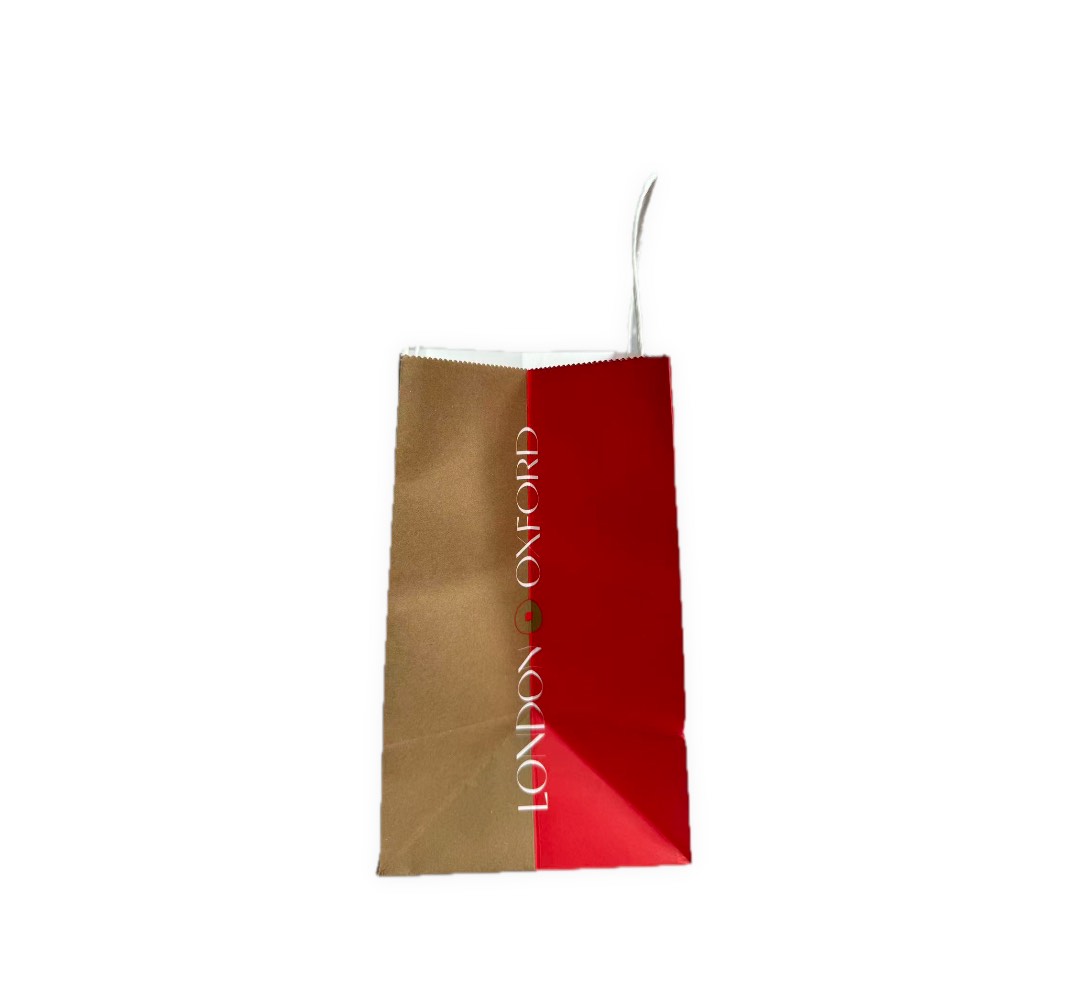 Four Seasons Red-and-Gold Paper Gift Bag