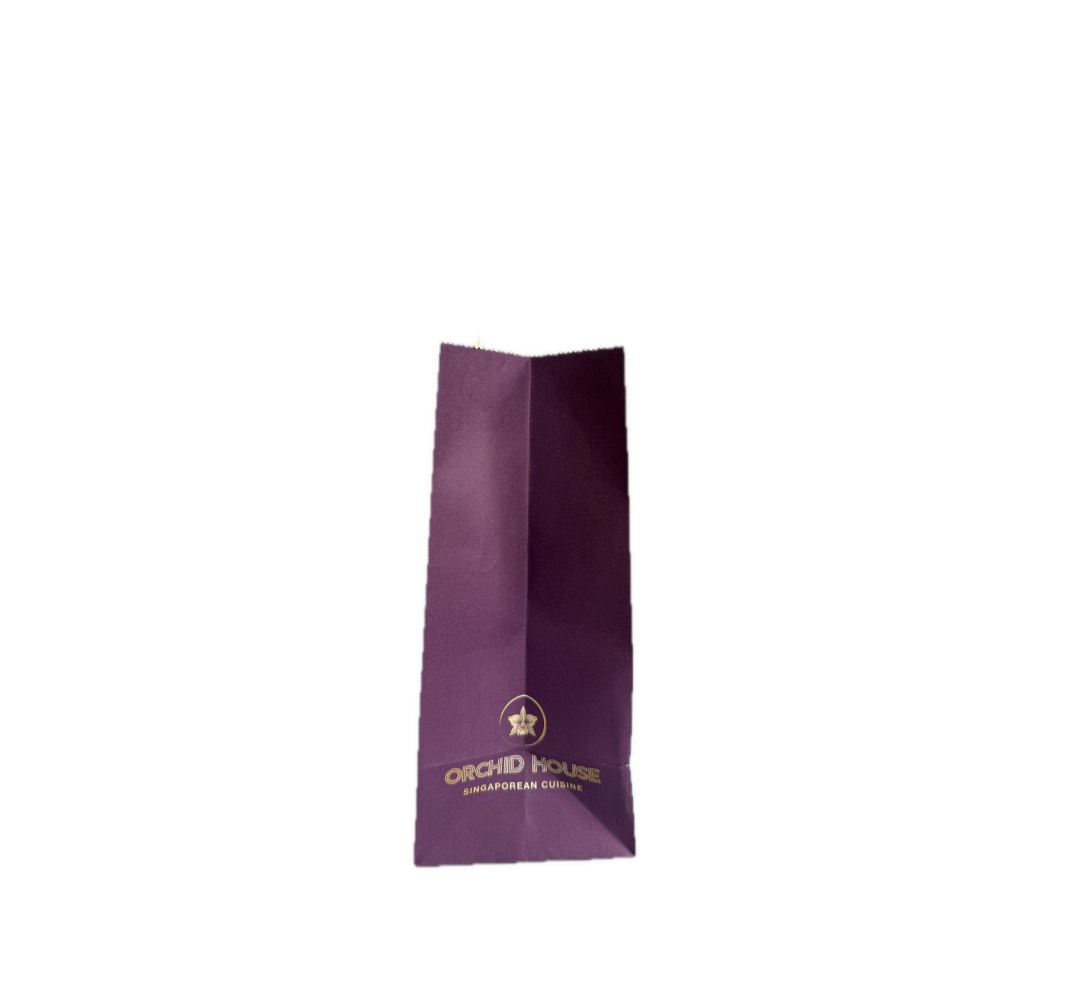 Orchid House Purple Paper Gift Bag