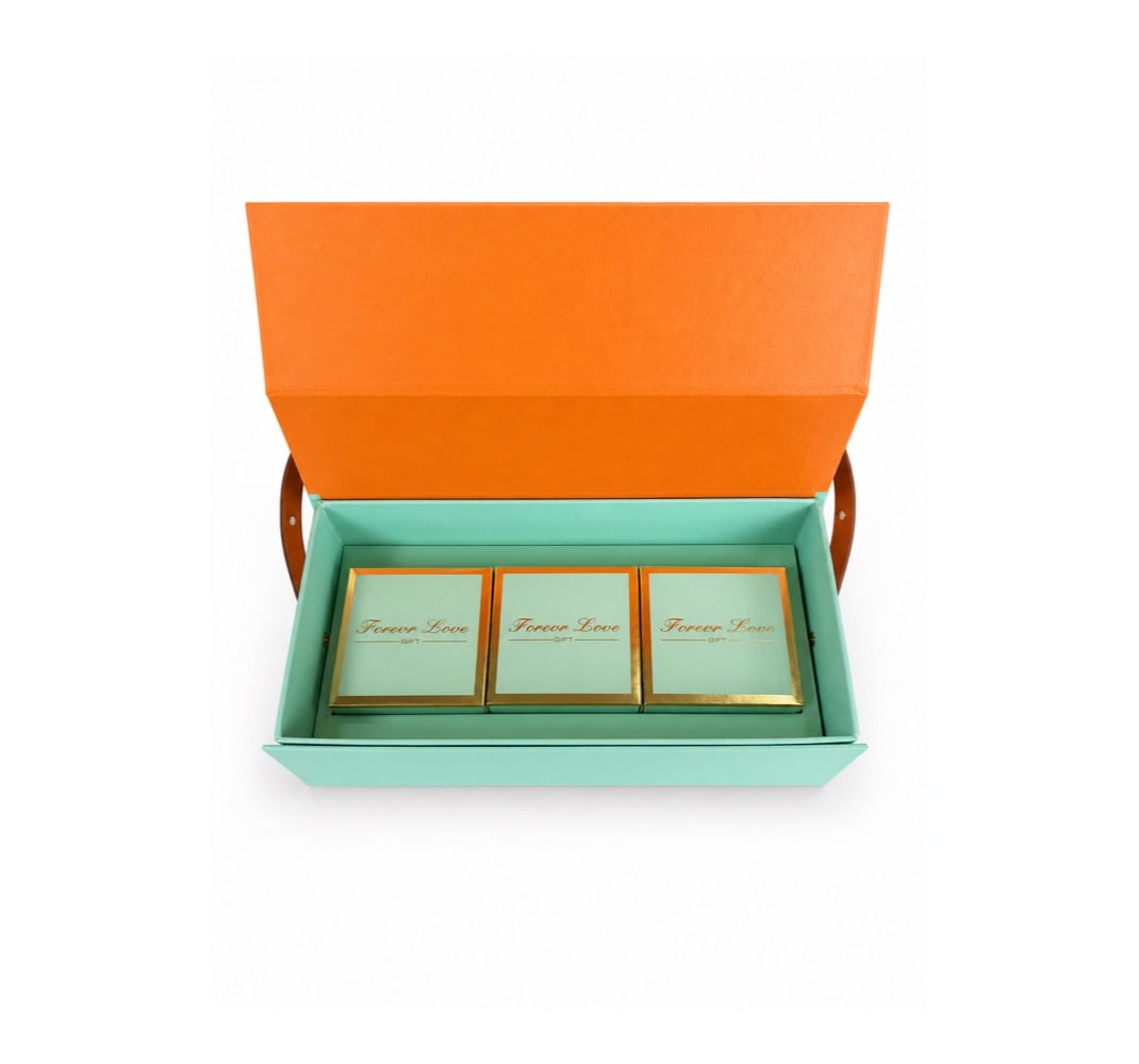Two-Tone Two-Tier Mooncake Gift Box