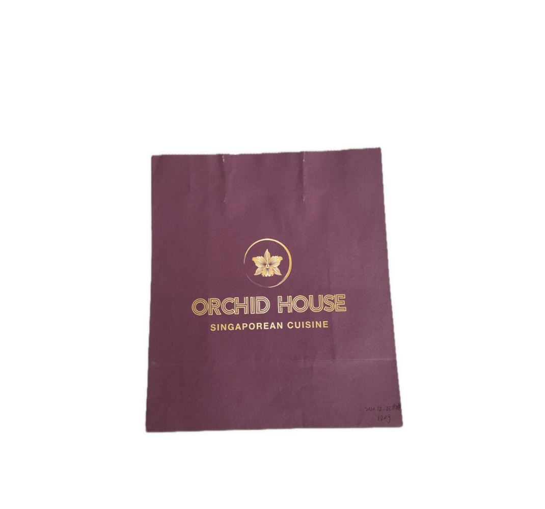 Orchid House Purple Paper Gift Bag