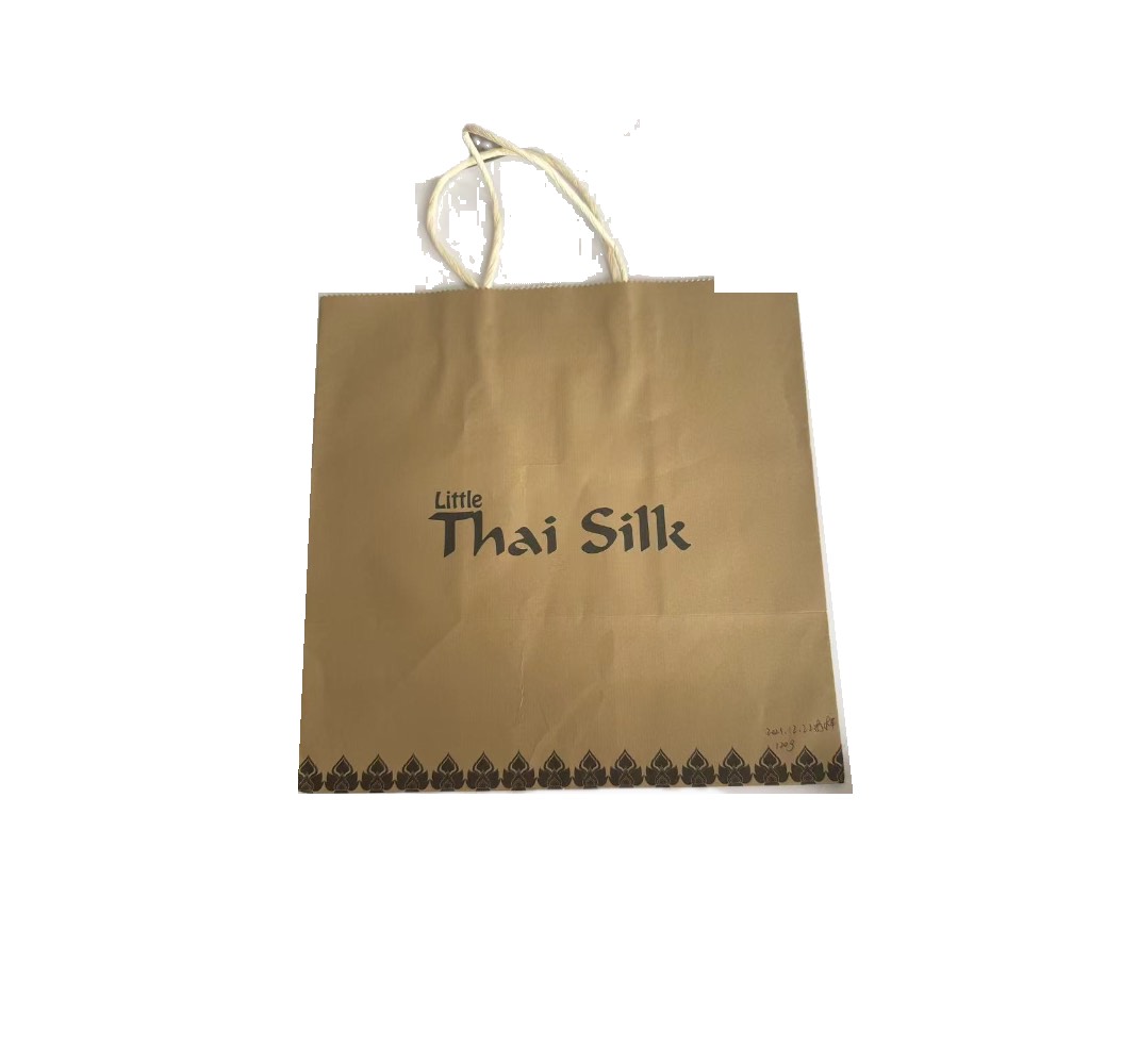 Little Thai Silk Kraft Paper Gift Bag