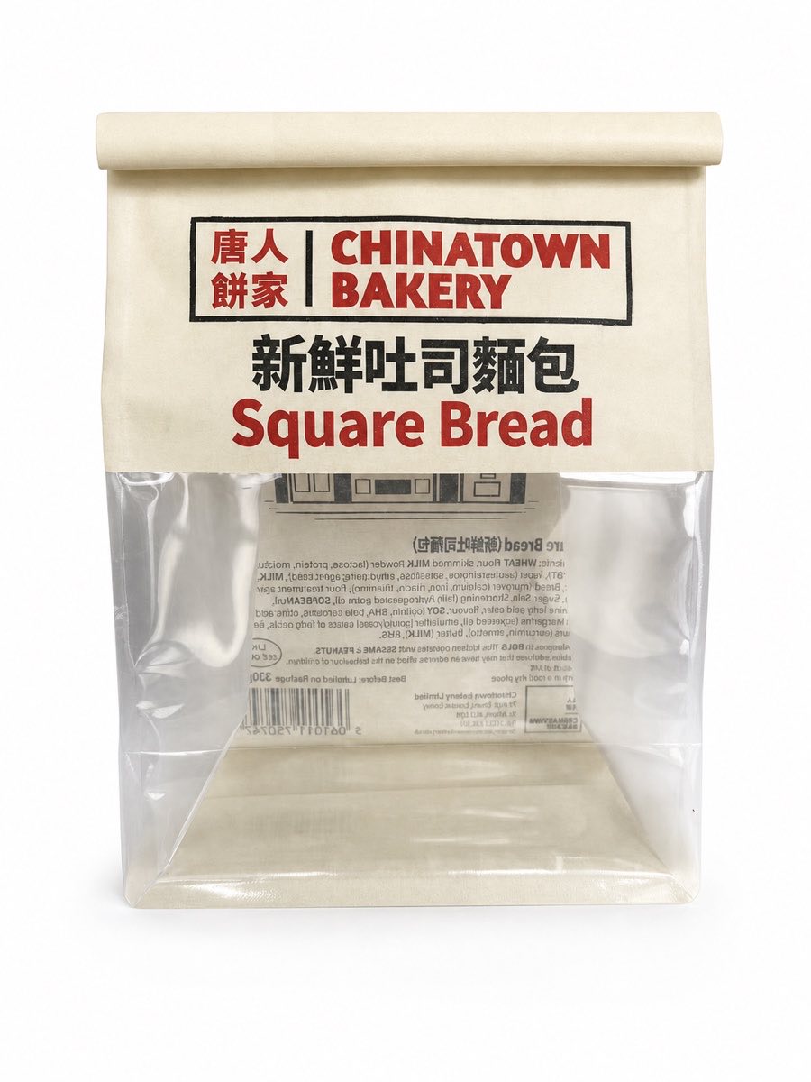 Chinatown Bakery Toast Bag Collection