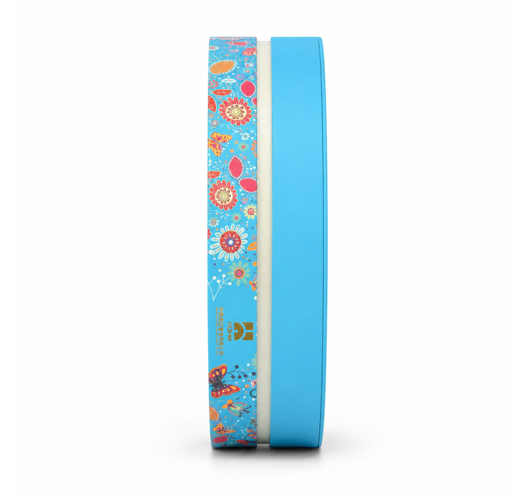 Blue Rabbit Round Mooncake Gift Box