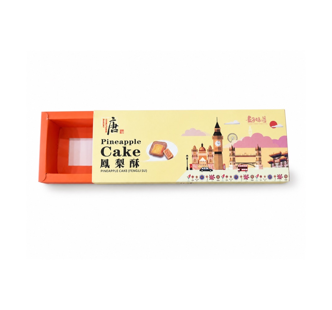 Chinatown Bakery Pineapple Cake Carton
