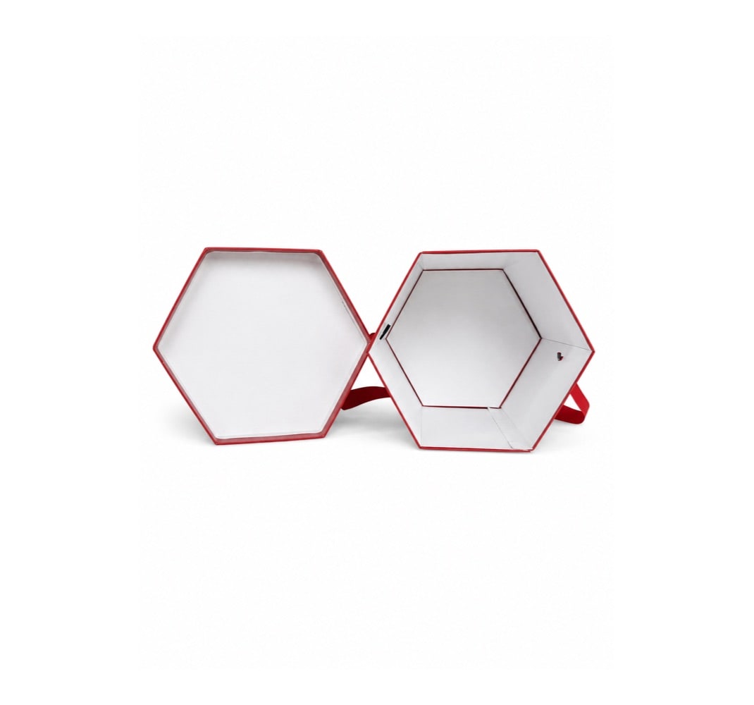 Fuping Persimmon Hexagonal Carry-Handle Gift Box