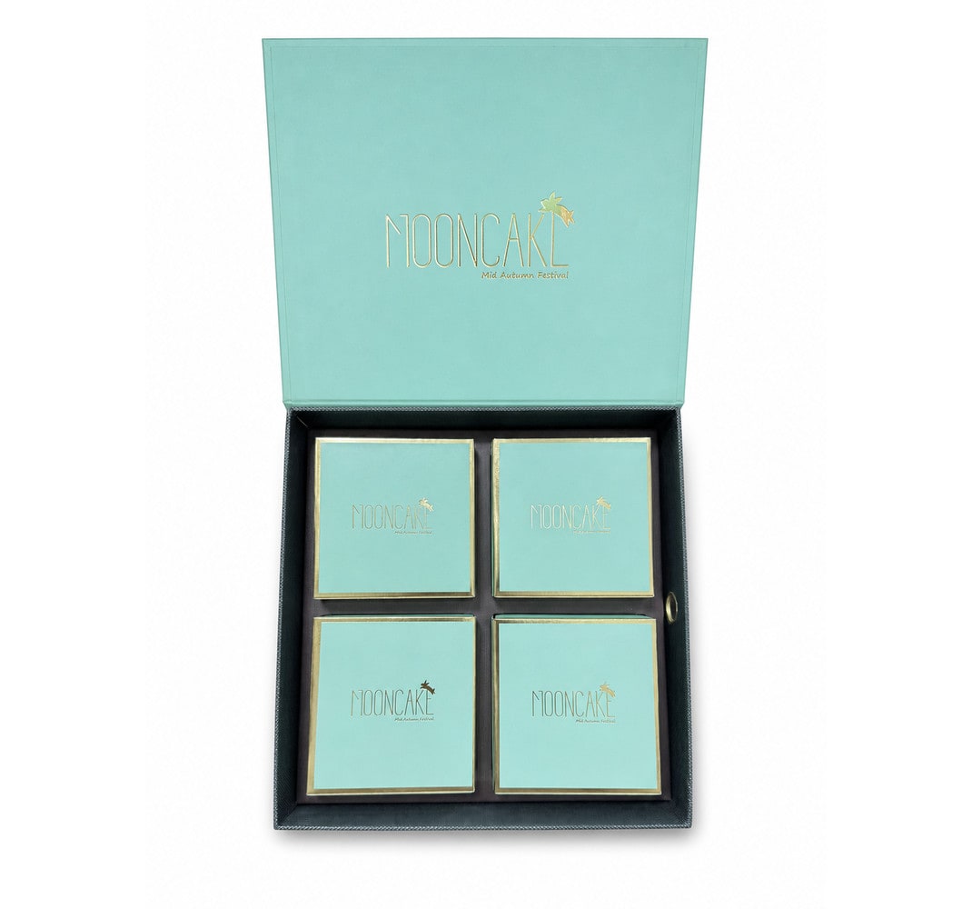Four-Compartment Mooncake Gift Box
