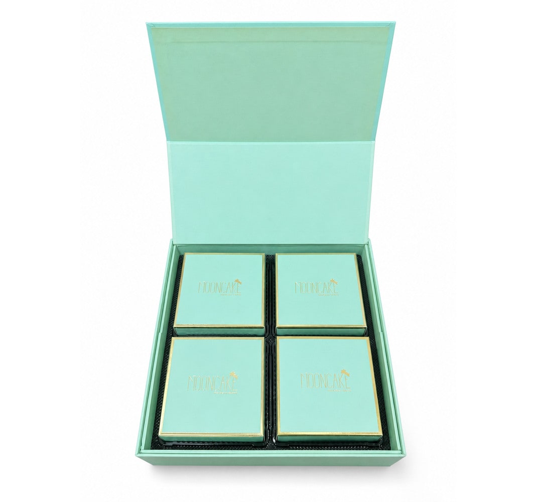 Four-Compartment Mooncake Gift Box